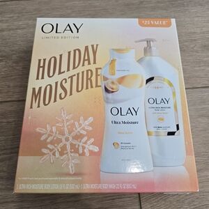 Olay Holiday Moisture Gift Pack Limited Edition Ultra Rich Moisture Shea Butter